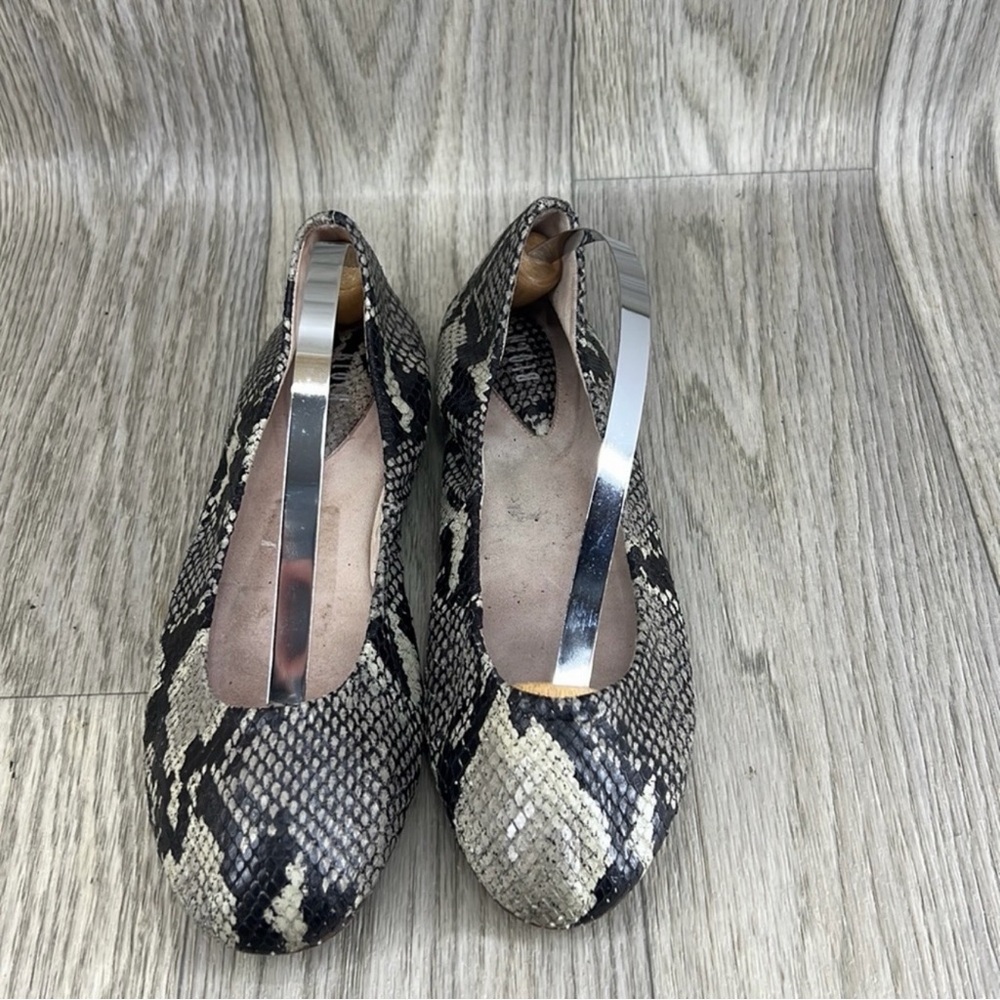 Bloch Ballet Snakeskin Patterned Flats - Picture 2 of 10
